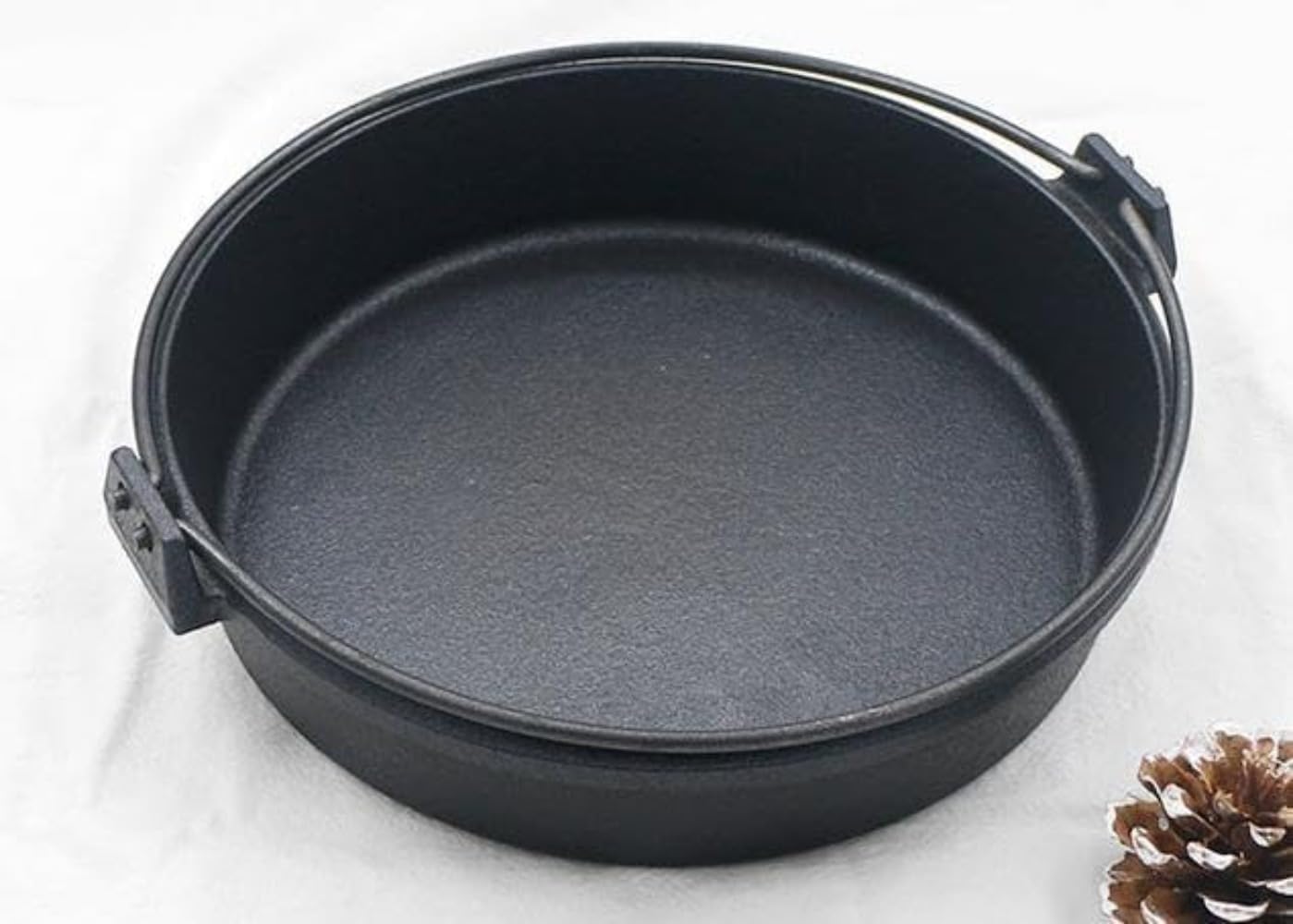 たち吉 白とくさ セラミック土鍋 直火・IH対応 22cm 日本製